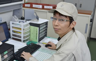 篠山工場　製造部生産管理課勤務　A.Nさん　（2008年入社）工学部卒業